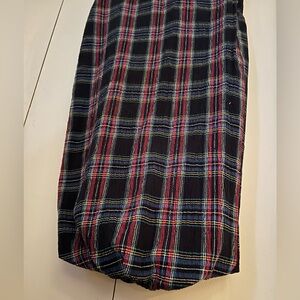 Zara poplin plaid skirt!